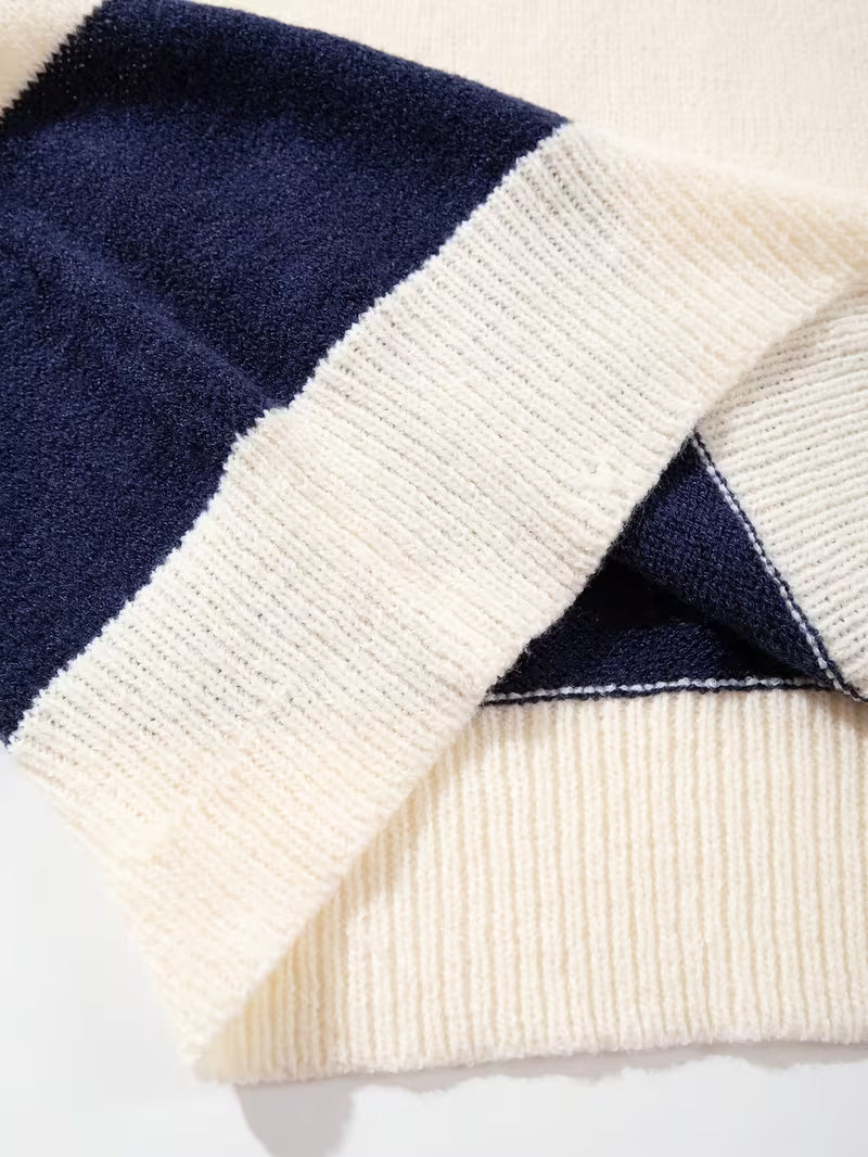 Striped Double Sweater