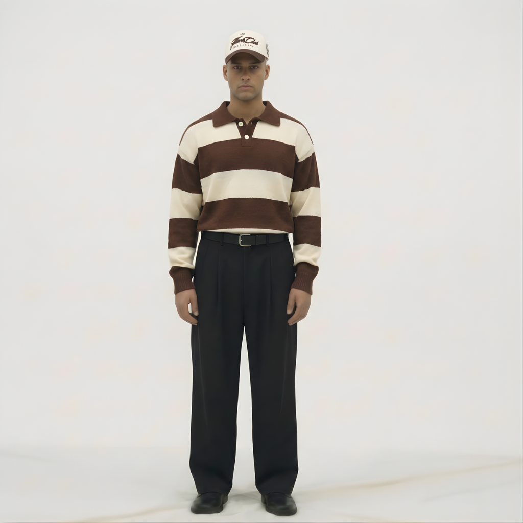 Striped Double Sweater