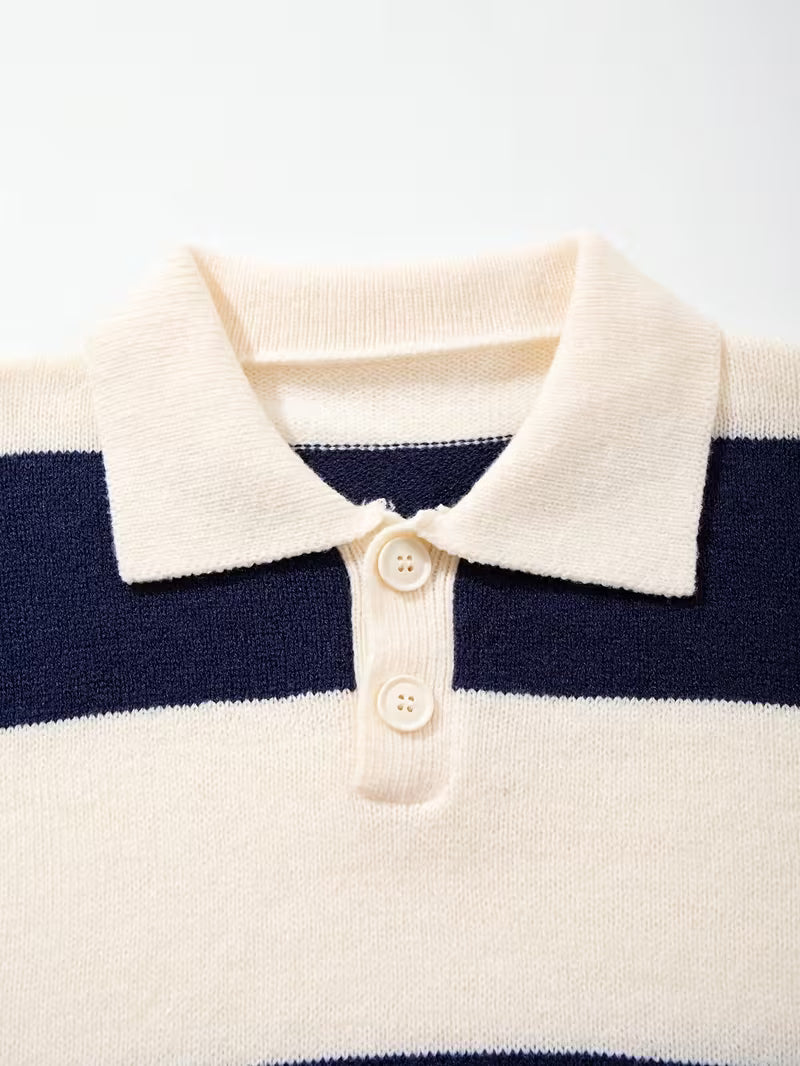 Striped Double Sweater